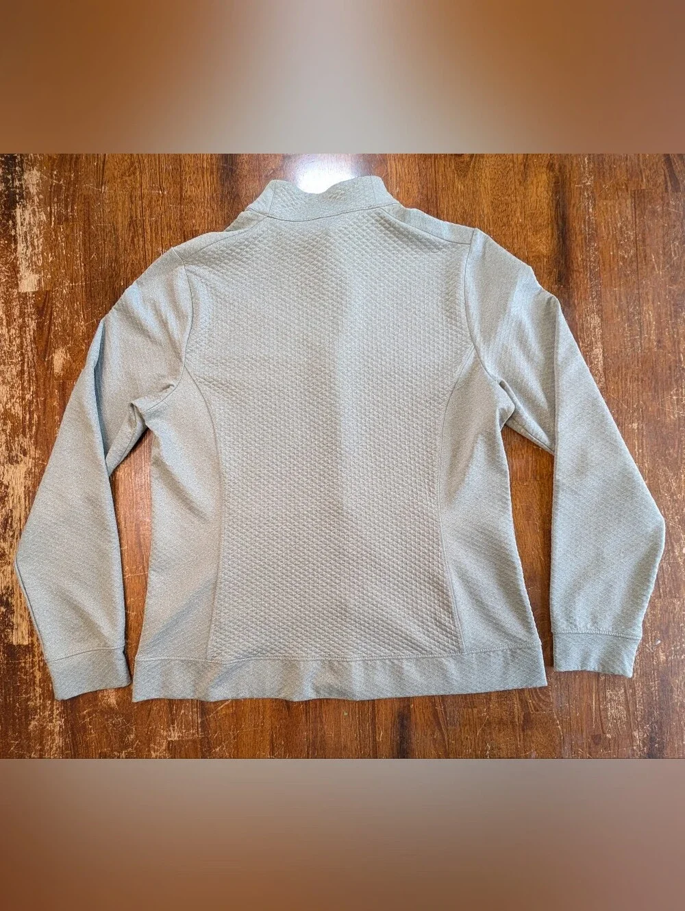 Lady Hagen Gray Jacket Womens Large Quilted Full Zip Golf Activewear Athleisure